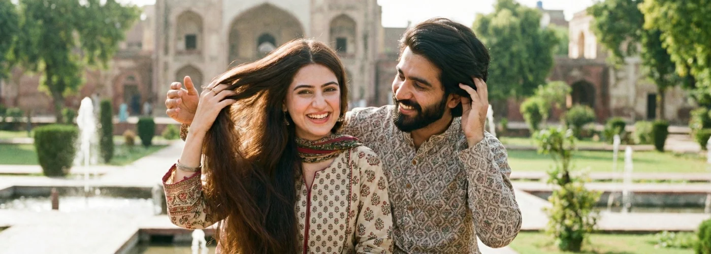 Gulji HairGrow customers showing beautiful, visibly thicker and shinier hair